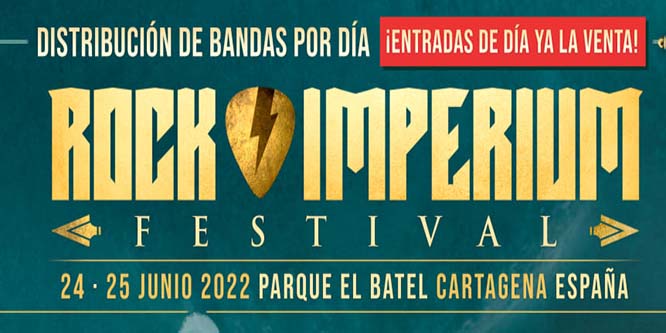 ROCK IMPERIUM anuncia la DISTRIBUCIÓN DE BANDAS por día