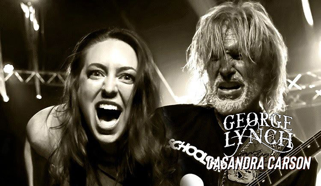 Escucha el adelanto de George Lynch junto a Casandra Carson
