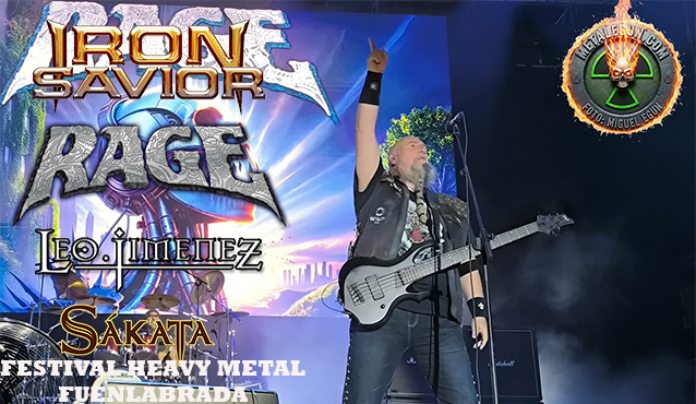 Crónicas e imágenes del festival Heavy Metal de Fuenlabrada con IRON SAVIOR, RAGE, LEO JIMENEZ y SÀKATA