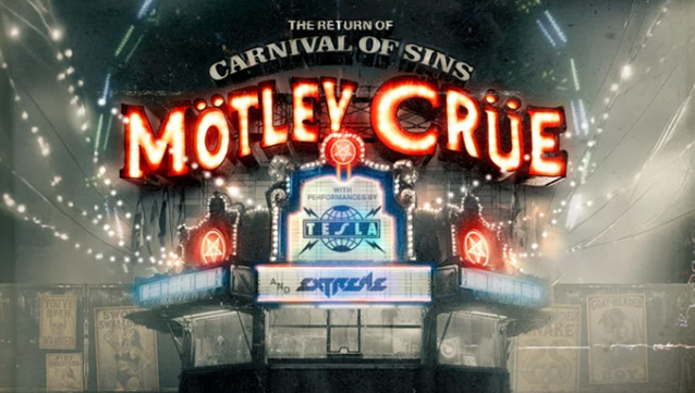 MÖTLEY CRÜE anuncia 'The Return Of The Carnival Of Sins' nueva gira junto a TESLA y EXTREME