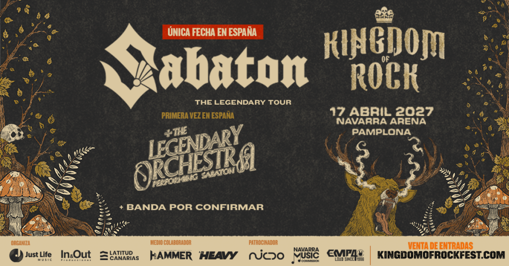 Ya están a la venta las entradas del festival KINGDOM OF ROCK 2027